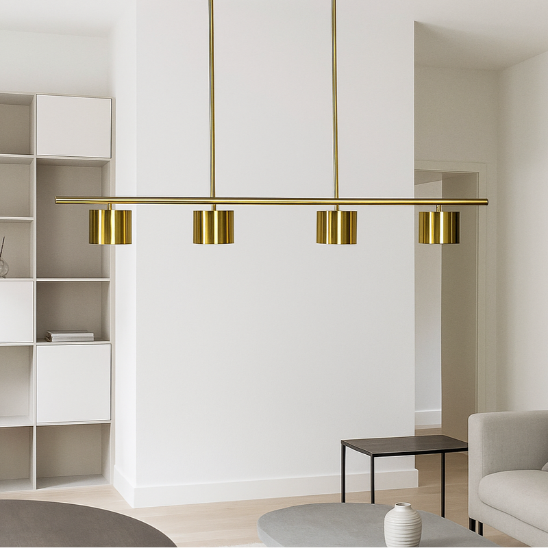 Люстра Ray Gold L-100cm 20W Led 250618-100005218