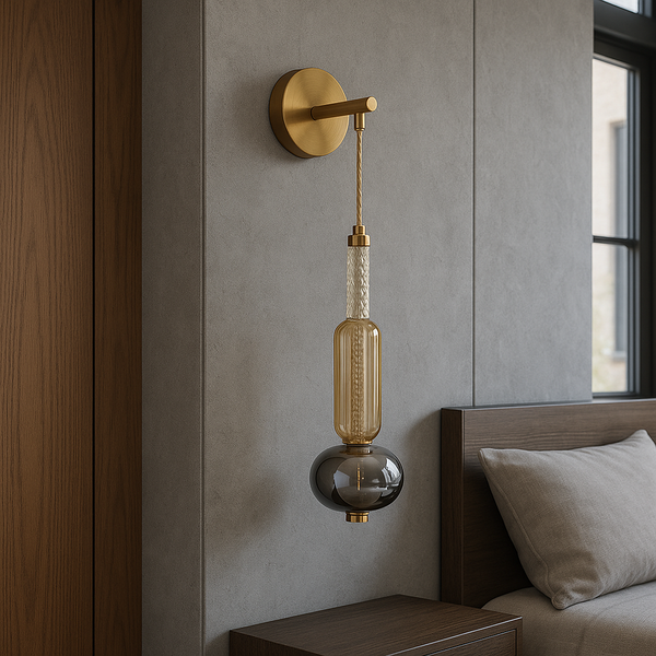 Настінний світильник H-50 cm Led 5W 4000K Smoke+Clear+Amber Colours 251031-100006326