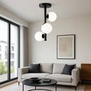 Люстра Lora Ann Н-40 см W-24 см Black+White Matte 231218-100002898