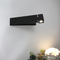 Настінне бра чорне з регулюючим корпусом L-20 cm Led 1W 4000K Black Line  251018-100006331