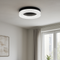 Стельові люстр чорні D-46 cm / D-57 cm Led Black Ice ceiling 251018-100006337