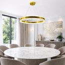 Підвісна люстра золота D-50 cm Led 80W 3000K-6000K Gold Ice 260288-100007479