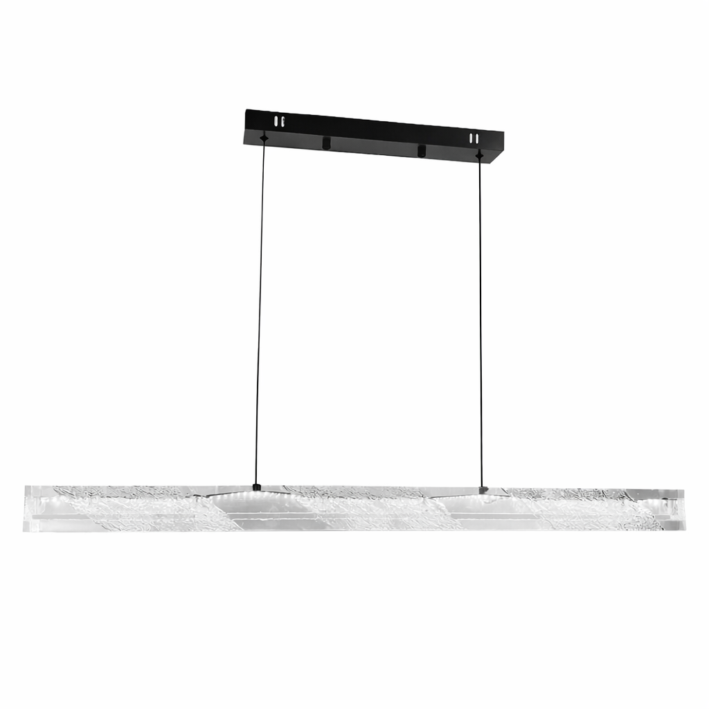 Підвісні люстри чорні L-100 cm / L-120 cm Led 3000K-6000K Black Ice 260218-100007481