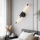 Настінний світильник чорний H-62 cm Led 16W 4000K Black Two lines 260418-100007786