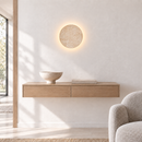 Настінний світильник з травентину D-30 cm Led 4W 3000K Beige Circle 260918-100008894