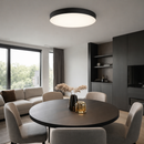 Стельові світильники чорні D-40 cm / D-50 cm H-4.7 cm Led 3000K-6000K Black Basic Round 260164-100007168