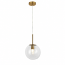 Підвісні світильники D-20 cm / D-25 cm / D-30 cm E27 Gold+Clear Bollo 260931-100008898