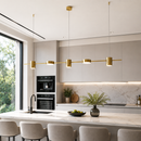 Люстра видовжена золота L-125 cm Led 40W 3000K-60000K Gold Ray Boshi 260622-100008135