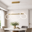 Підвісна люстра золота L-60 cm Led 38W 4000K Gold Rope 251240-100006878