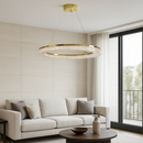 Підвісні люстри золоті D-60 cm / D-80 cm Led Ice gold 251018-100006341