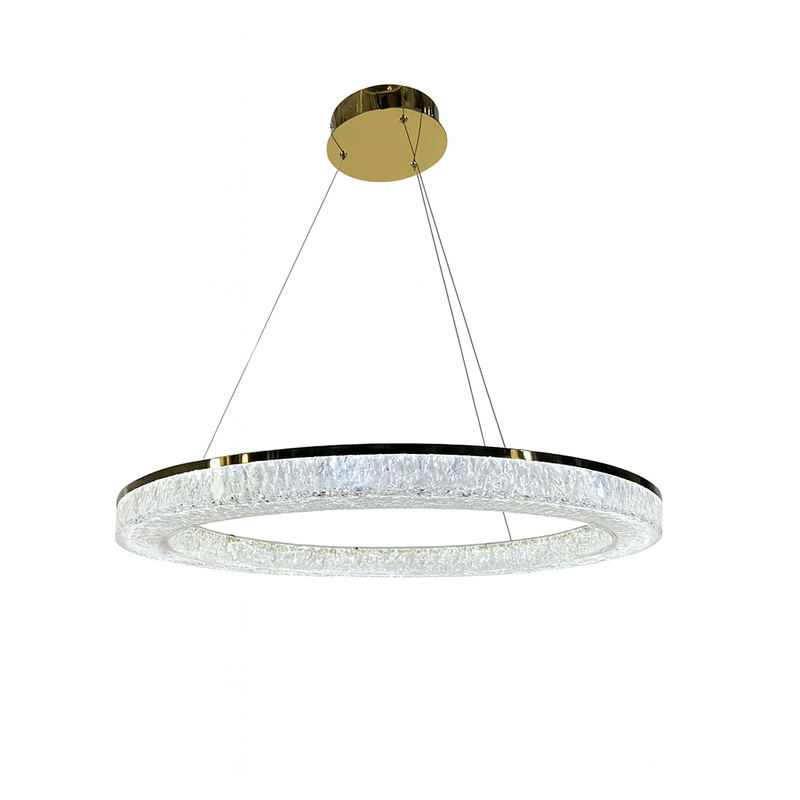 Підвісні люстри золоті D-60 cm / D-80 cm Led Ice gold 251018-100006341