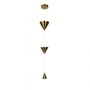 Підвісний світильник золотий H-85 cm Led 20W 4000K Gold Cone 251018-100006342