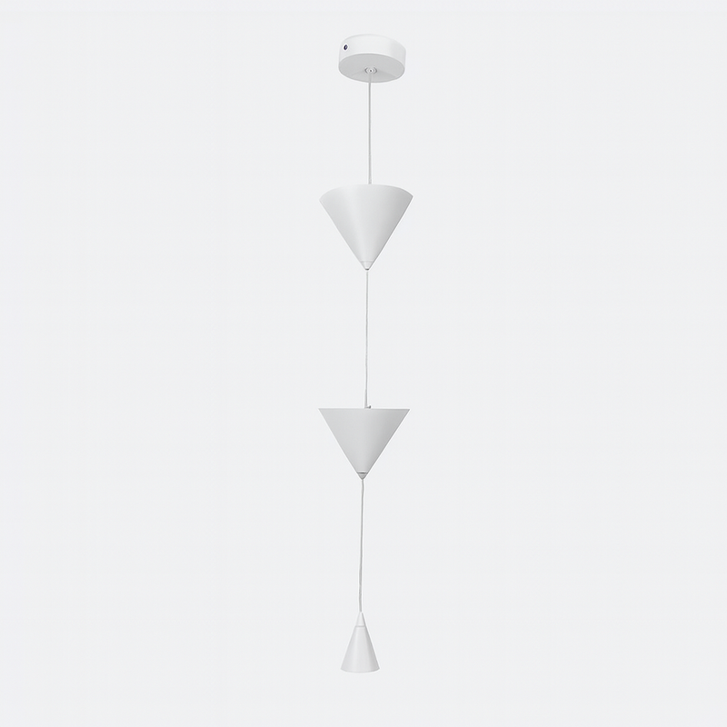 Підвісний світильник білий H-85 cm Led 20W 4000K White Cone 251018-100006344