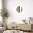 Настінні світильники Полумісяць дзеркало D-40 cm Led 3000K-6000K Black+White Moon Mirror 251218-100006908
