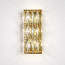 Настінний світильник золотий кришталевий H-32 cm G4 Gold Crystal square 251222-100006912
