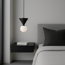 Підвісний світильник H-20 cm G9+Led 8W 4000K Black+White Cone 251118-100006654