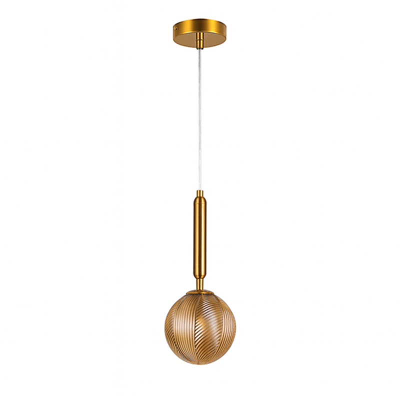 Підвісний світильник бурштиновий D-15 cm E14 Amber Colours 250931-100006092