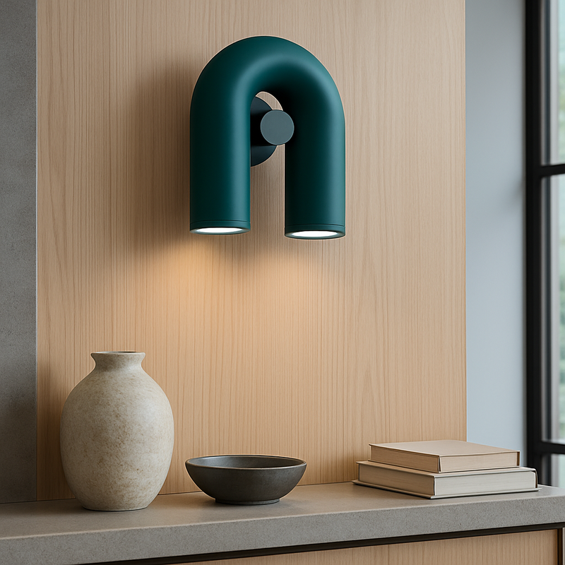 Настінний бра зелений L-25 см W-20 см 7W 4000K Green Track Lamp 251058-100006347