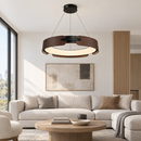Підвісні світильники D-48 cm / D-58 cm Led 3000K-6000K Brown Wood 260918-100008901
