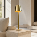 Настільна лампа золота із сенсорним керуванням та USB H-37 cm Led 10W Gold Lamp 260888-100008650