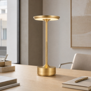 Настільна лампа золота акумуляторна H-28 cm Led 10W Gold Clin 251188-100006558