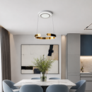 Люстра-трансформер золота D-50 cm Led 105W 3000K-6000K Gold+White Curl 260618-100008146
