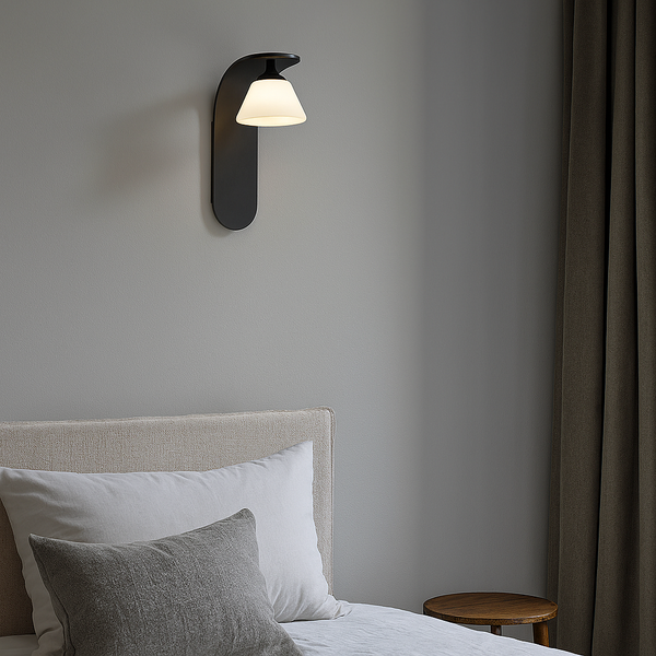 Настінний світильник чорний H-25 cm Led 7W 4000K Black Kelly 250725-100005541