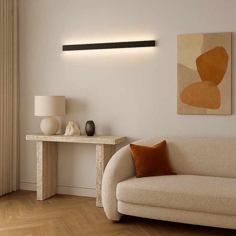 Настінний світильник чорний L-90 cm / L-120 cm Led Black Line 250725-100005544