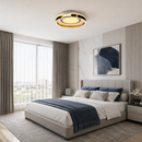 Люстра-трансформер золота D-50 cm Led 105W 3000K-6000K Gold+White Curl 260618-100008146