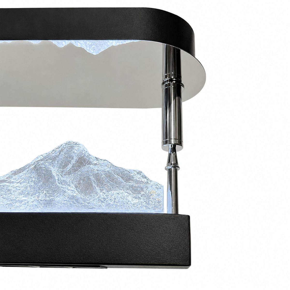 Підвісна люстра чорна L-120 cm Led 60W 3000K-6000K Black Ice 260618-100008147