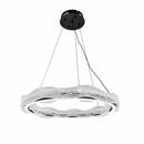 Підвісні люстри чорні D-60 cm / D-80 cm Led 3000K-6000K Black Ice 260618-100008148