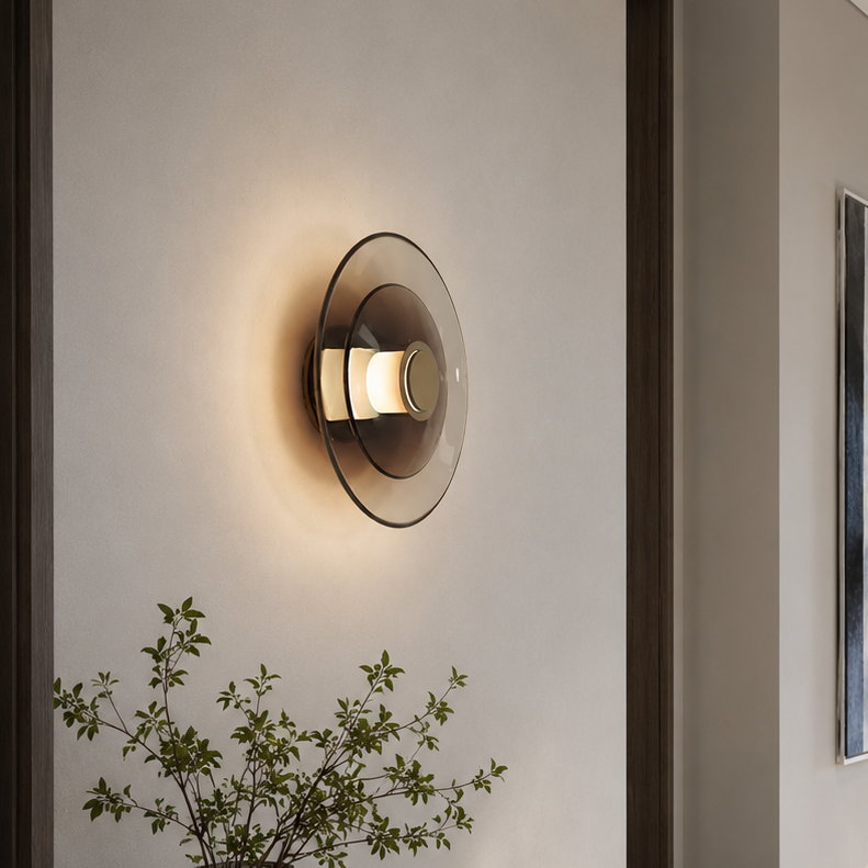 Настінні світильники D-23 cm / D-30 cm Led Gold+Graphit Plate 260658-100008153