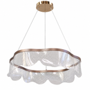 Підвісні люстри D-50 cm / D-60 cm Led 3000K-6000K Gold+Coffee Aurora 260936-100008909