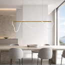 Підвісна ллюстра золота L-120 cm Led 37W 3000K Gold Rope 260866-100008652