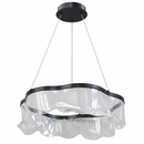 Підвісні люстри чорні D-50 cm / D-60 cm Led 3000K-6000K Black Aurora 260936-100008910