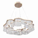 Підвісні люстри D-53 cm / D-61 cm / D-81 cm Led 3000K-6000K Gold Aurora 260936-100008911