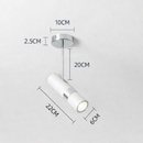 Спот білий зі сріблом GU10 White+Chrome Tube Spoon 260219-100007529