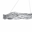 Підвісна люстра D-80+60 cm Led 42W 3000K-6000K Clear+Black Ice 260218-100007530