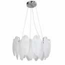 Підвісні люстри срібні D-40 cm / D-60 cm E14 Chrome Feathers gloss lamp 230335-100001482
