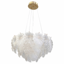 Підвінса люстра золота D-50 cm Led 93W 3000K-6000K Gold Flowers 260835-100008656