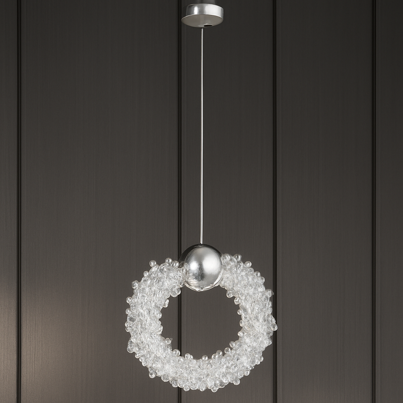 Підвісний світильник D-25cm Led 25W 3000K 4000K 6000K Chrome Luxury Alice 250876-100005785
