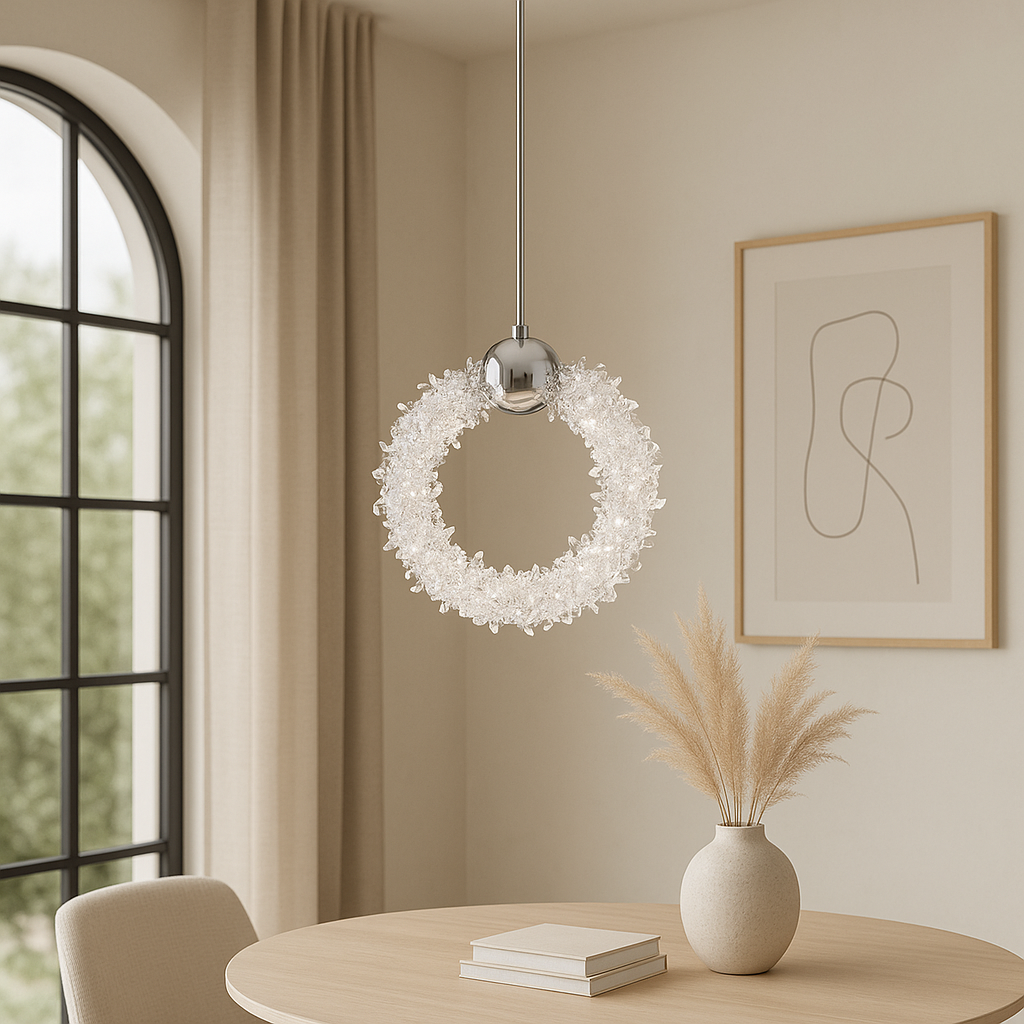 Підвісний світильник D-25 cm Led 25W Chrome Luxury Alice 250876-100005785