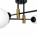 Люстра чорна з білими плафонами D-55 cm E27*4 Black Modo 260118-100007180