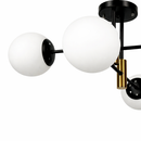 Люстра чорна з білими плафонами D-55 cm E27*4 Black Modo 260118-100007180