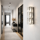 Бра настінні срібні Crystal Shine 4000К H-30 cm / H-40 cm Led 11W / 14W Сяйво Chrome 260135-100007183