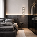 Бра настінні срібні Crystal Shine 4000К H-30 cm / H-40 cm Led 11W / 14W Сяйво Chrome 260135-100007183