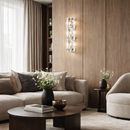 Бра настінні срібні Crystal Shine 4000К H-30 cm / H-40 cm Led 11W / 14W Сяйво Chrome 260135-100007183