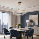 Люстра золота D-64 cm Led 3000K-6000K 32W Gold Aurora 260618-100008158
