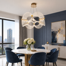 Люстра золота D-64 cm Led 3000K-6000K 32W Gold Aurora 260618-100008158