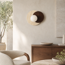 Настінний світильник L-20 cm G9 Brown+Beige Circle 260818-100008661